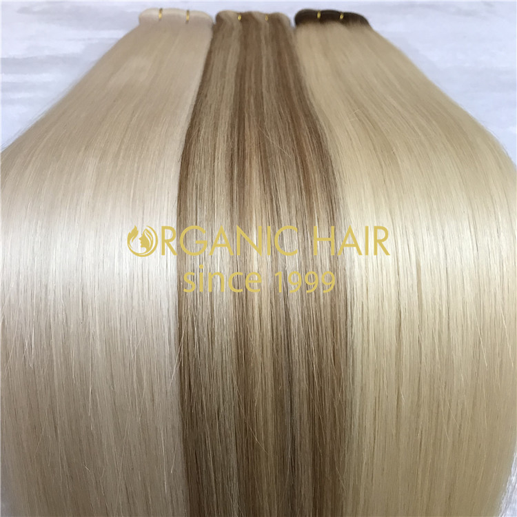 Top quality hair extensions to order-- Flat weft hair extensions C30